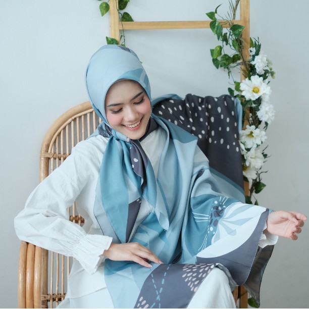 KERUDUNG SEGI EMPAT PRINTING MOTIF JILBAB SEGIEMPAT HIJAB SEGIEMPAT SCARF OANITA