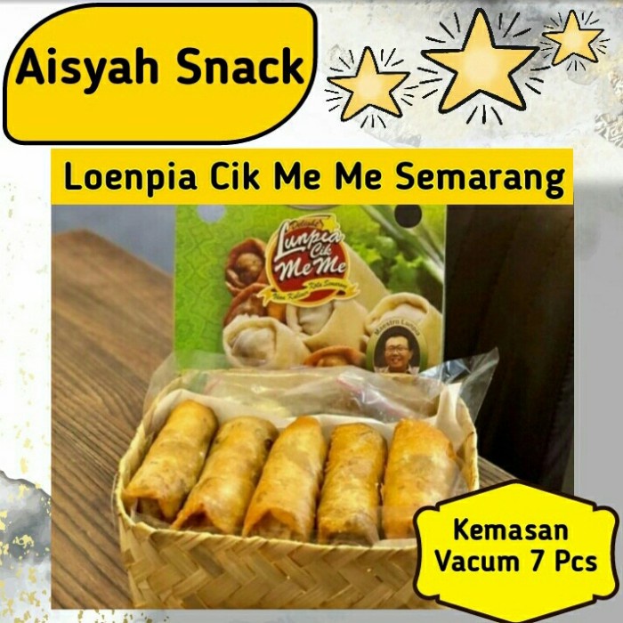 

⭐ COD ⭐ Lunpia Cik Me Me| Lumpia Asli Oleh Oleh Khas Semarang - Plain - Plain