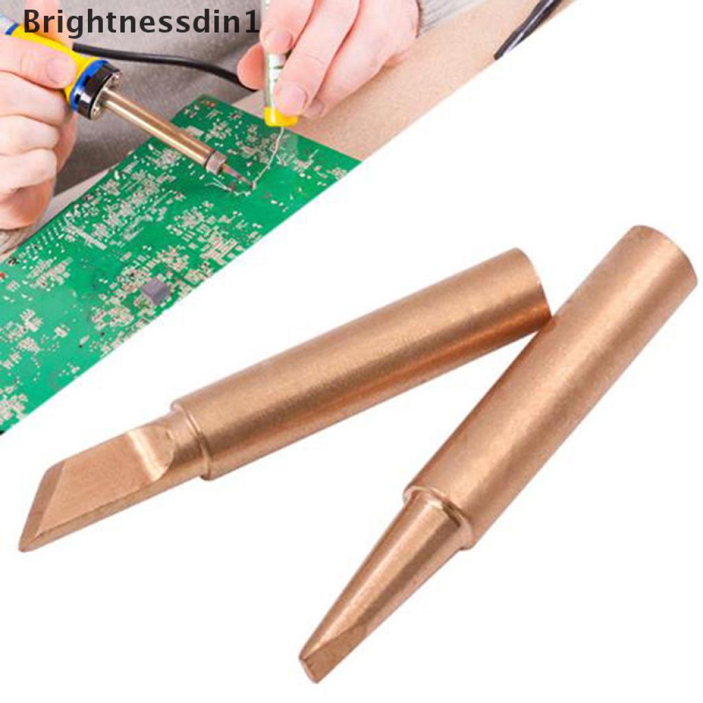 5 / 6pcs Kepala Solder Bebas Timah Bahan Tembaga Murni