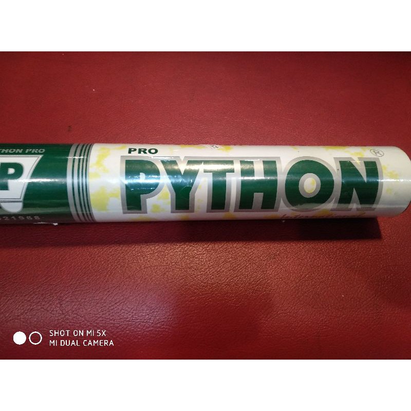 shuttlecock python pro/ kok bulutangkis/ olahraga bulutangkis/ isi 12 kok