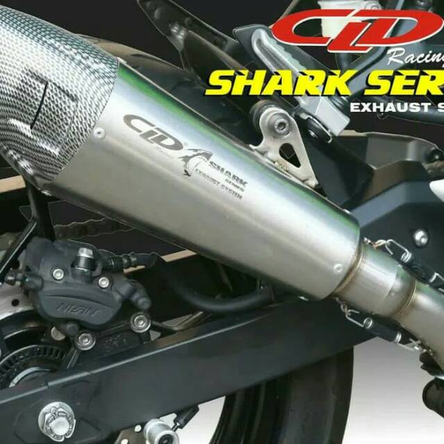 Knalpot Racing CLD Tipe Shark Series Khusus Yamaha R15 100% Original CLD