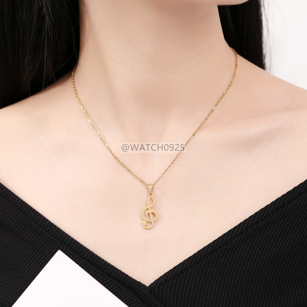 Kalung Liontin Kupu-Kupu Bahan Stainless Steel Untuk Wanita S96