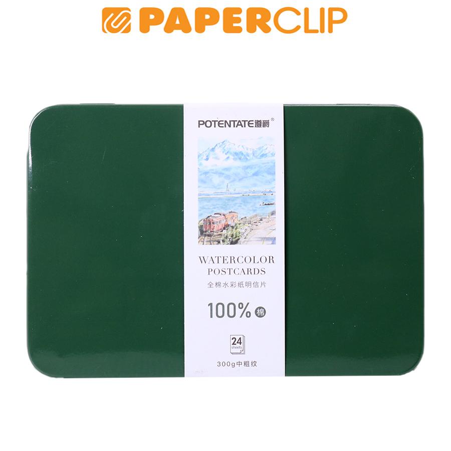 

WATERCOLOR PAPER POTENTATE COTTON POSTCARDS 021323 COLD PRESSED