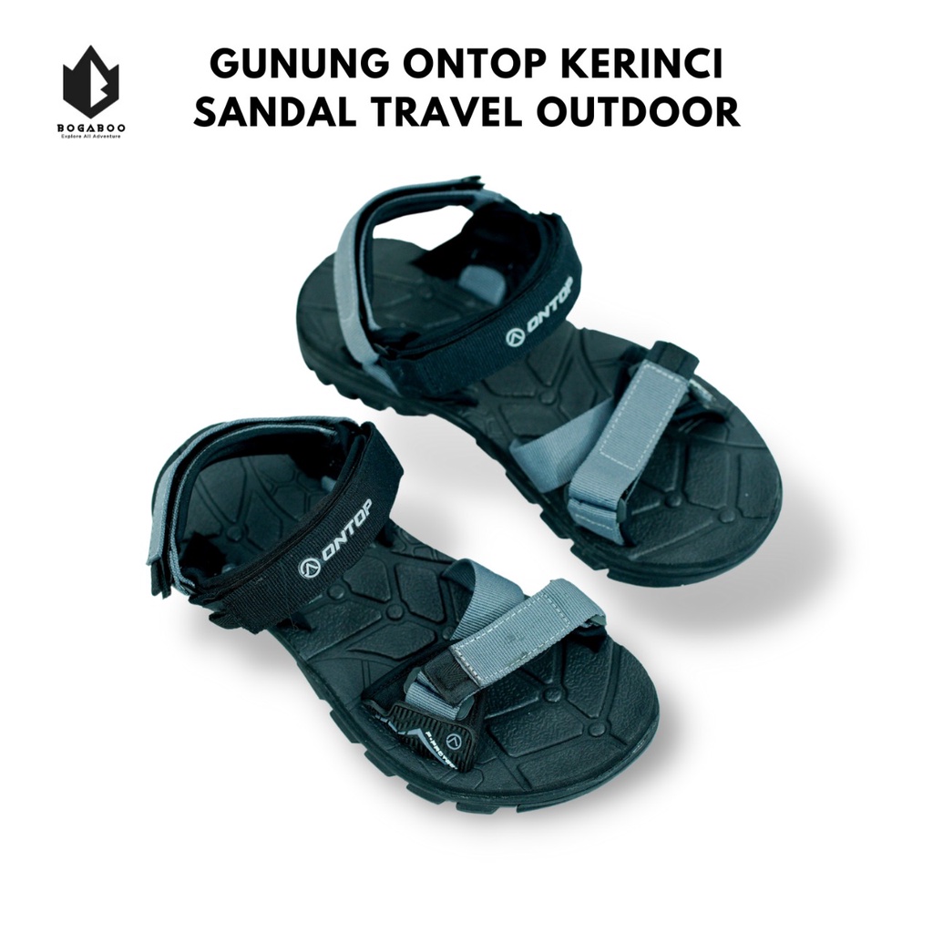 [ COD ] Sandal Gunung Ontop Kerinci - Sandal Hiking - Sandal Mendaki - Sandal Gunung Pria - Sendal