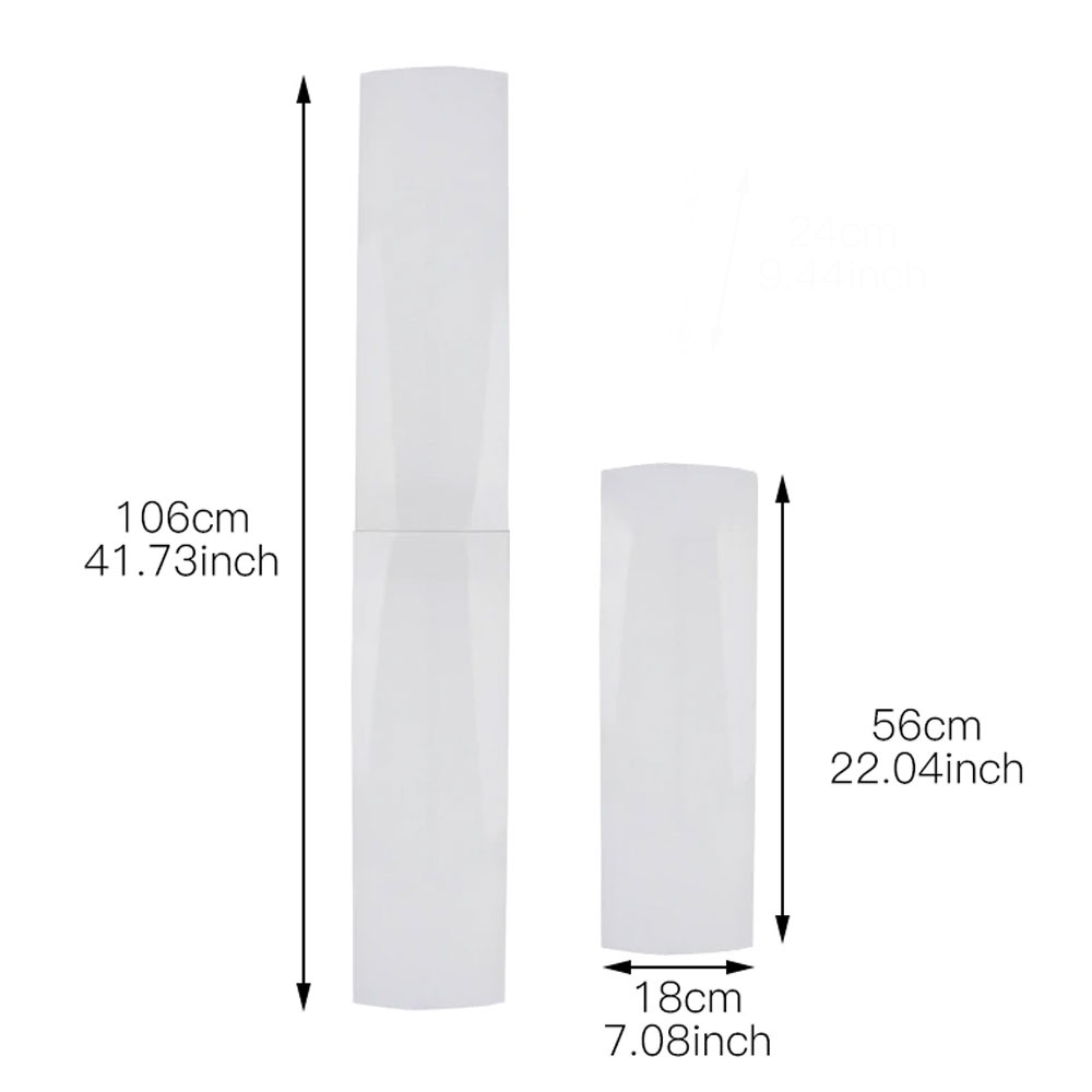 Cover Angin AC Adjustable Air Conditioner Windshield Deflector 56 x 18 cm - WB588 - 7RHZD3WH White