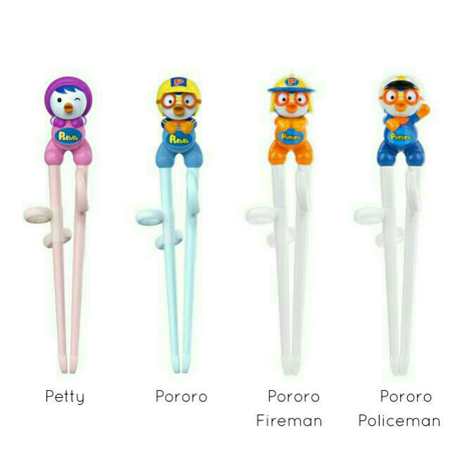 Edison Training Chopstick ( Edison Chopstick ) / Pororo / Petty / Crong / Owl  Rabbit / Lion