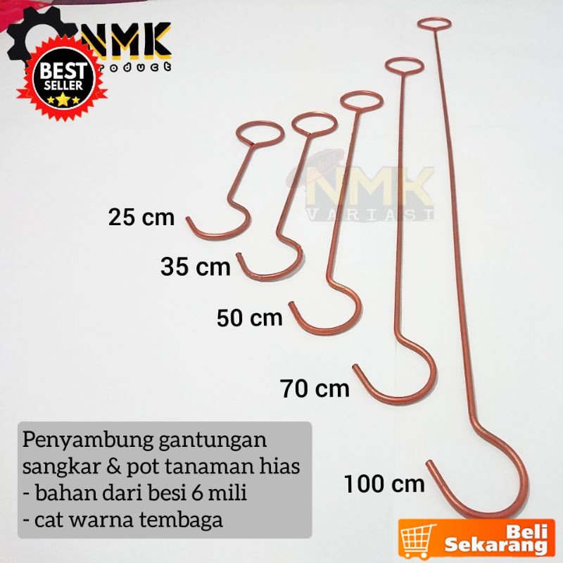 gantungan pot bunga tanaman hias dan gantungan sangkar burung