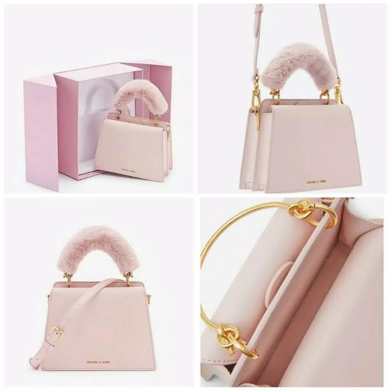 TAS CK GIFT SET BOX - CK RIBBON TOP HANDLE