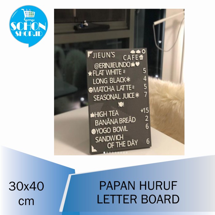 

Papan Huruf / Letter Board SVNSAS - Abu-abu promo