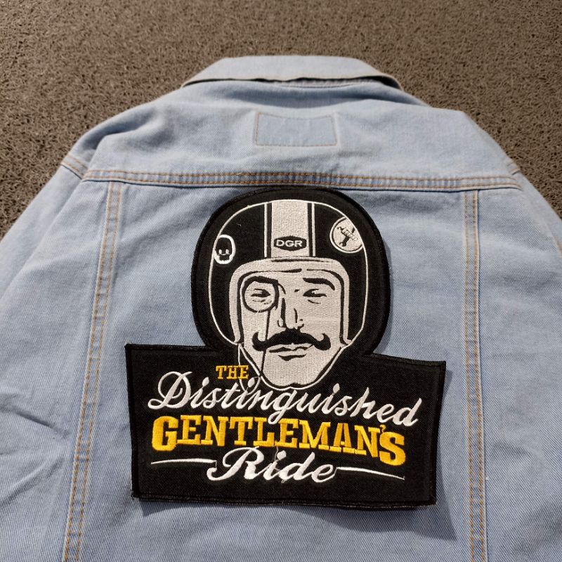 BACKPATCH BORDIR BESAR GENTLEMANS BEST QUALITY