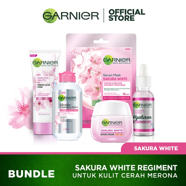 Garnier Sakura White Complete Treatment Skin Care 1 Set