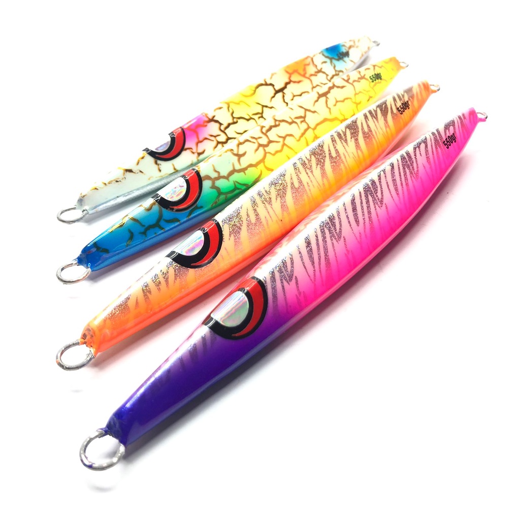 Umpan Lure Metal Jig Tokayo Sitenkiba 550g Metal jig Slow Jigging Glow In the Dark The Angler Series