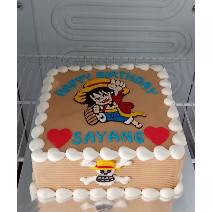 

kue ulang tahun karakter one piece