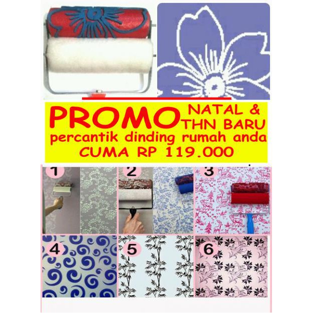 TERLARIS - ROLL PATTERN WALLPAPER ATAU ROLL CAT MOTIF