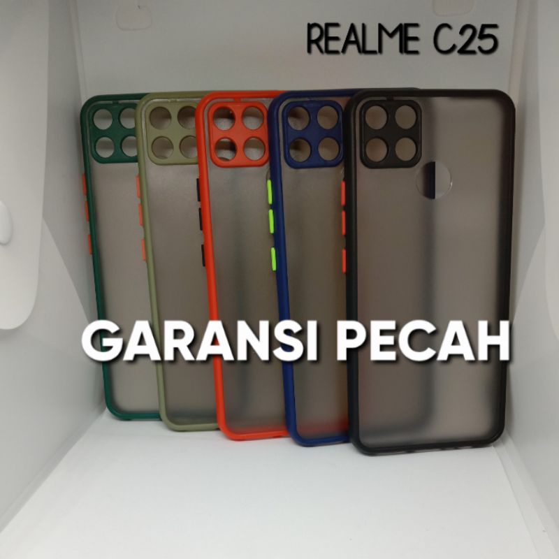 Case Realme C25 Matte Lens Protection Full Colour