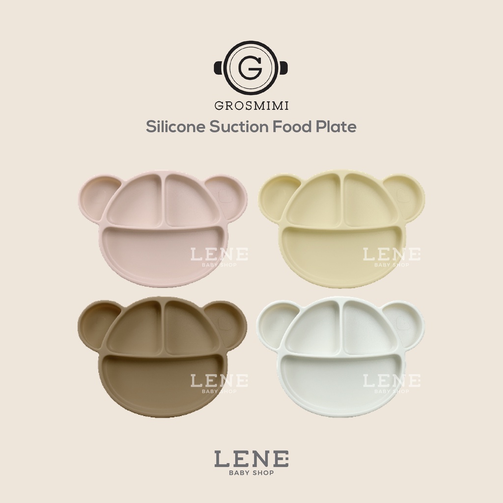 Grosmimi Silicone Suction Food Plate