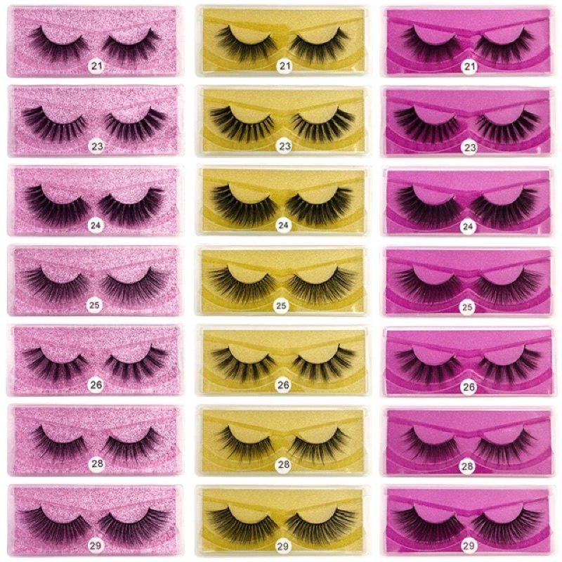 PREMIUM 3D MINK LASHES - XANADU PLETHORA LASHES -  Mink Eyelashes Faux Wispy Fluffy False Eyelashes Long Extension Makeup Handmade Fake Eyelashes Natural Cross Volume Reusable Eyelashes