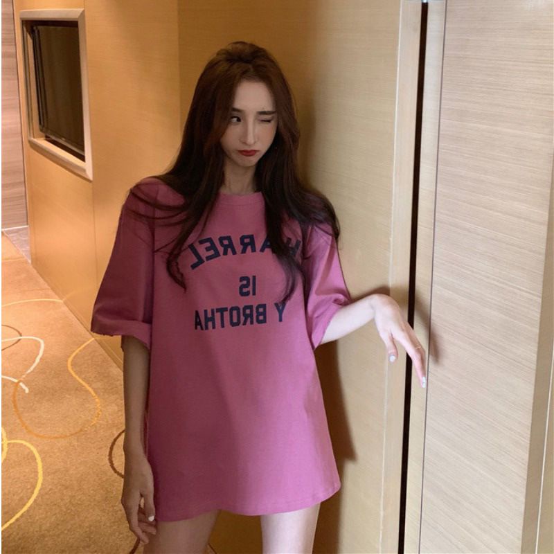 THISTLE - Oversize Tee Tshirt Model Longgar Untuk Wanita Motif Harrell is Y Brother