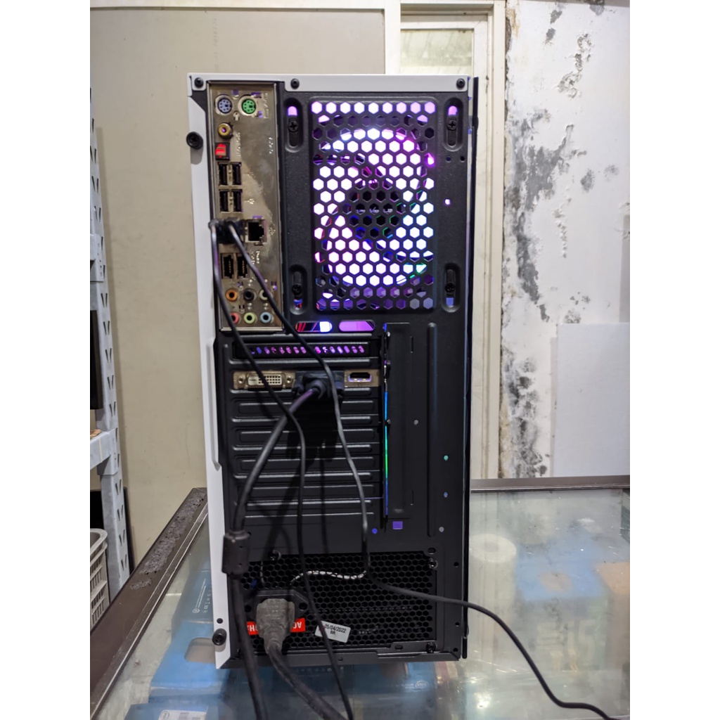 PC/CPU CORE i3/i5/i7 Ram 4/8GB Hdd 500Gb Casing Transparan+Fan RGB