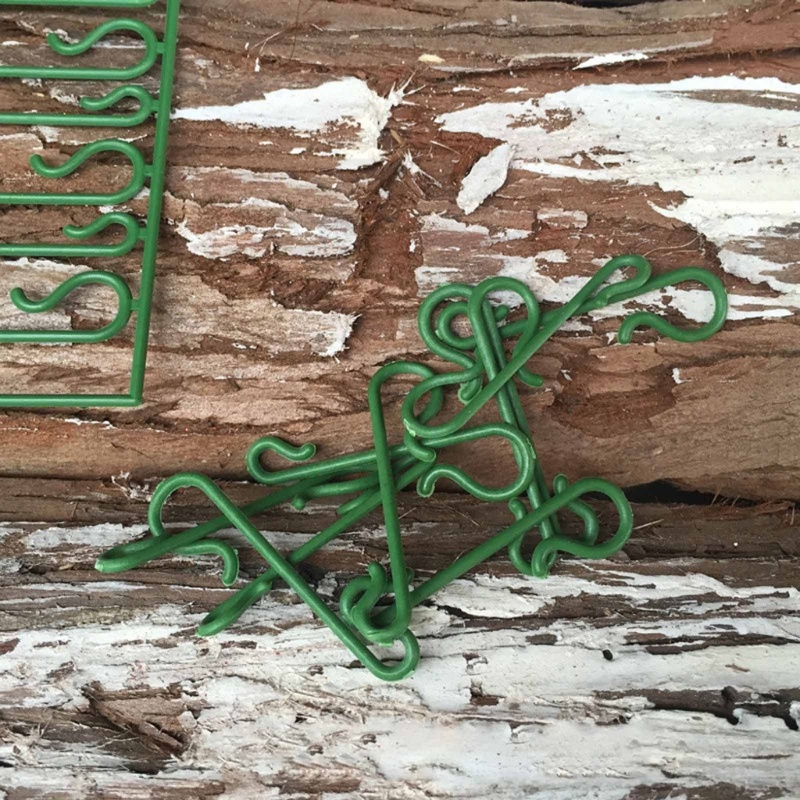 100pcs Kait Gantung Bentuk S Untuk Dekorasi Pohon Natal