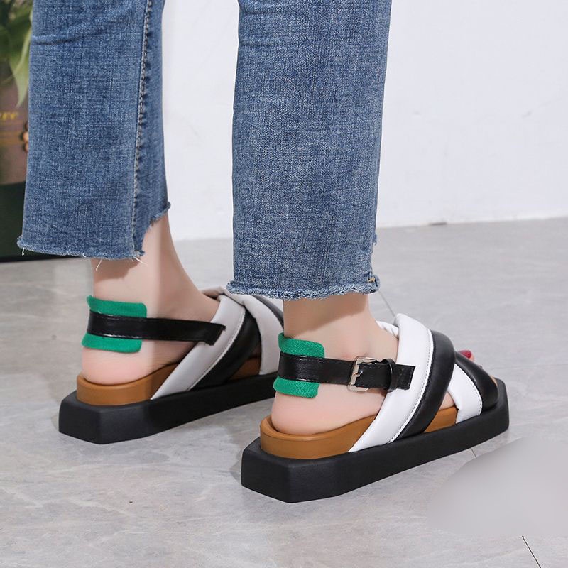 RYX - Chloe Simple Sandal Slip-On Gesper Wanita Fashion Casual - Ori Import