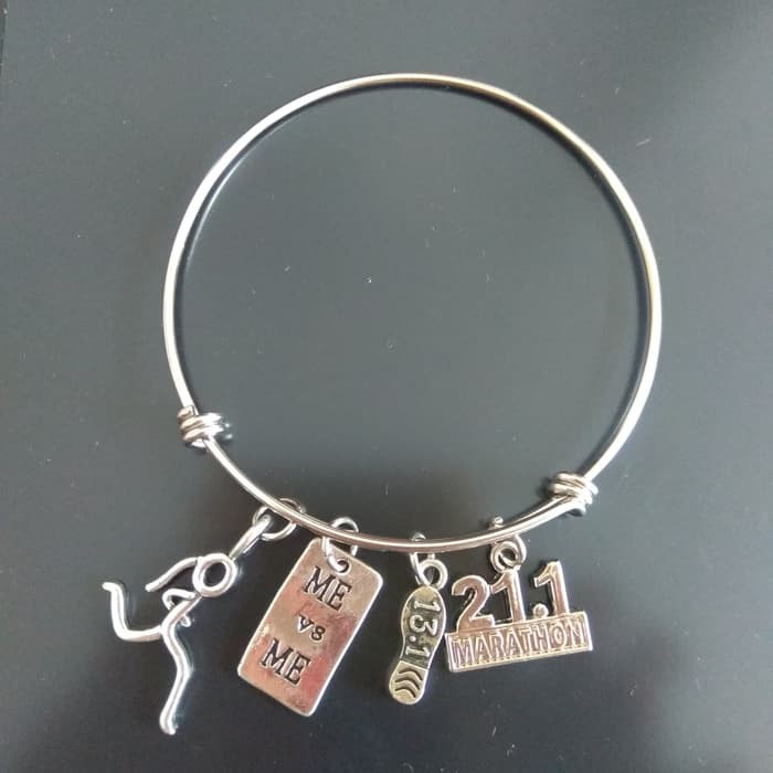 RUNNING BANGLE - Half Marathon - ME VS ME - LARI - GELANG CHARMS