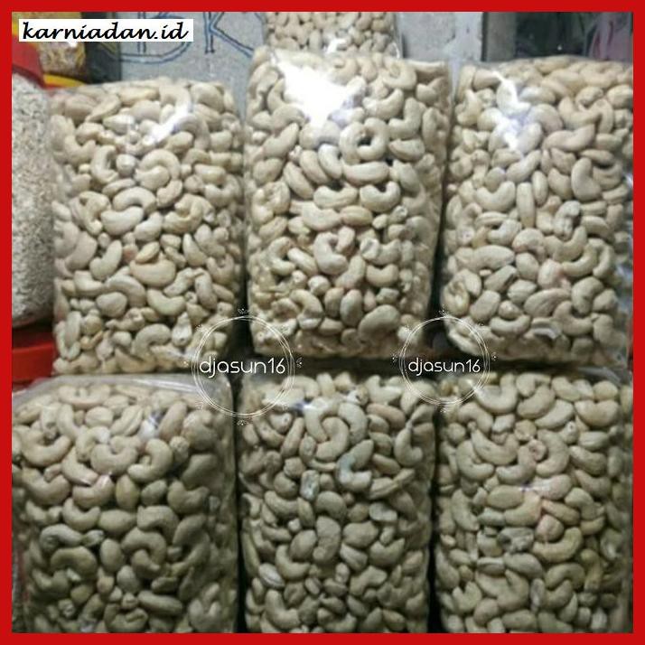 

MAKANAN-RINGAN- KACANG MEDE | KACANG METE | CASHEW NUT MENTAH 1KG - MEDEMENTAH -BERMACAM-MACAM.