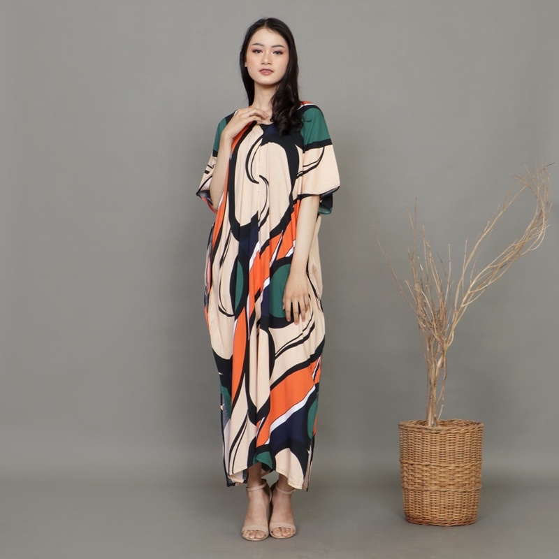 KAFTAN RAYON PREMIUM DASTER HOMEWEAR MULTIFUNGSI ROUSE ID