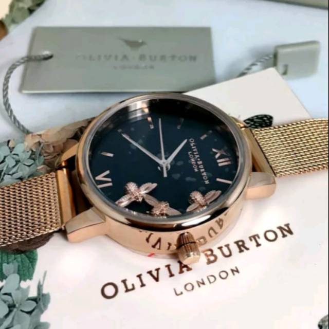 JAM TANGAN OLIVIA BURTON 3D NEW FULLSET ORIGINAL