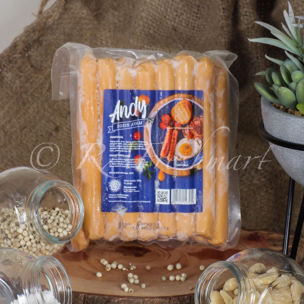 

ANDY SOSIS AYAM 500 GRAM (15PCS)