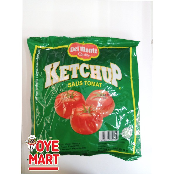 DELMONTE TOMATO SACHET 9GRX24PCS SAUS TOMAT SACHET DEL MONTE