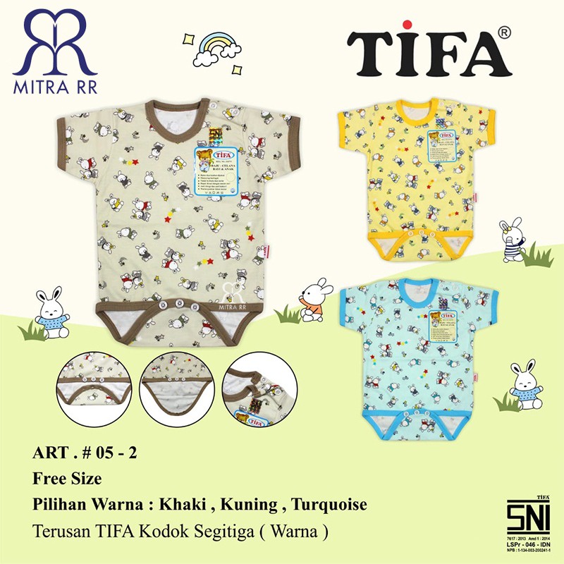 TIFA Setelan Baju Bayi Katun / Newborn S M L XL / Piyama Jumper Baju Tidur Anak Panjang Pendek