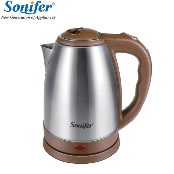 Sonifer Teko listrik 1,8L kettle Pemanas air stainless SF-2051