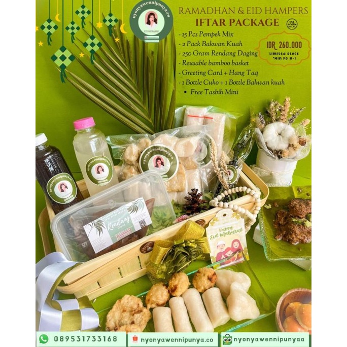 

Hampers Lebaran / Ramadhan Hampers / Parcel Makanan/ Iftar Package Midlethreemald