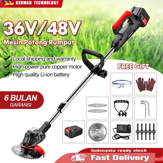 Mesin Potong Rumput 12V/48V Mesin Pemotong Rumput Mesin Rumput Baterai