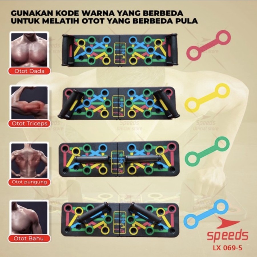 Push up board Push up Stand Alat Bantu Push up Speeds 069-4-3