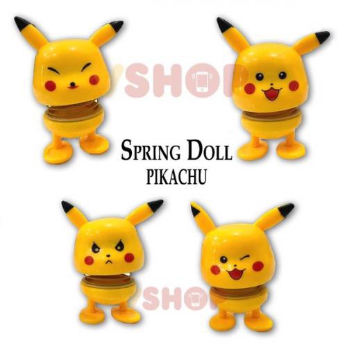 EMOJI Pokemon Pikachu Stand UNIVERSAL Karakter Pajangan Hiasan Lucu Miniatur Desk Tempel Car Mobil G