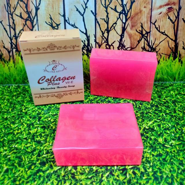 SABUN COLLAGEN / Colagen Soap Plus VIT E Whitening Soap