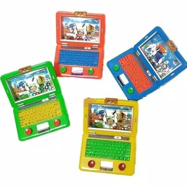 Mainan game air model laptop