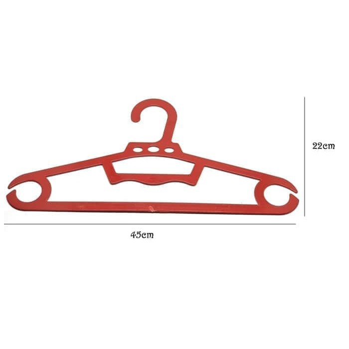 Gantungan Baju Ginza Merah Gantungan Baju Plastik Hanger Baju Plastik Hanger Ginza Hanger Baju Tebal