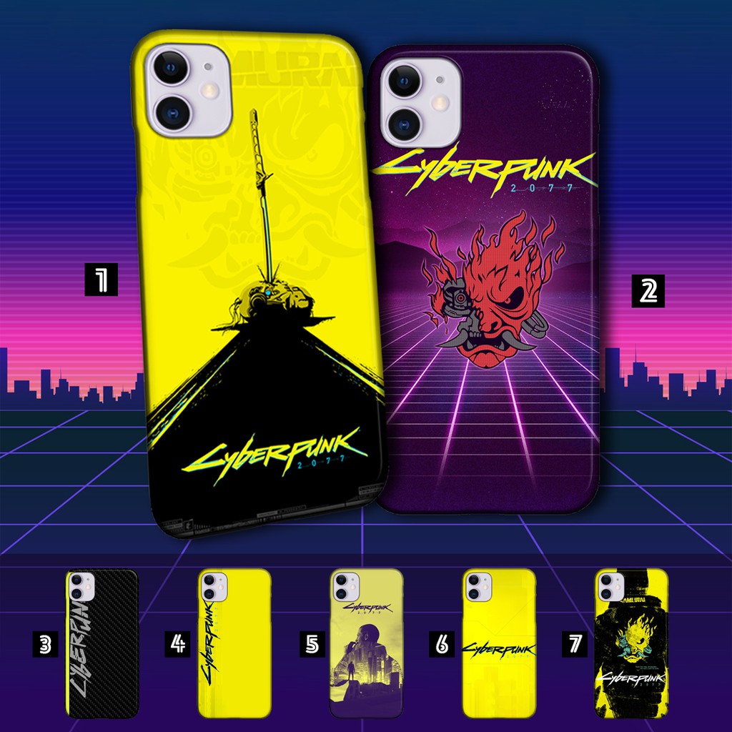 Case Huawei Nova 2 2i 3i 4 5T 7i Mate 7 10 20 30 Pro Lite Casing Hardcase Cyberpunk 2077