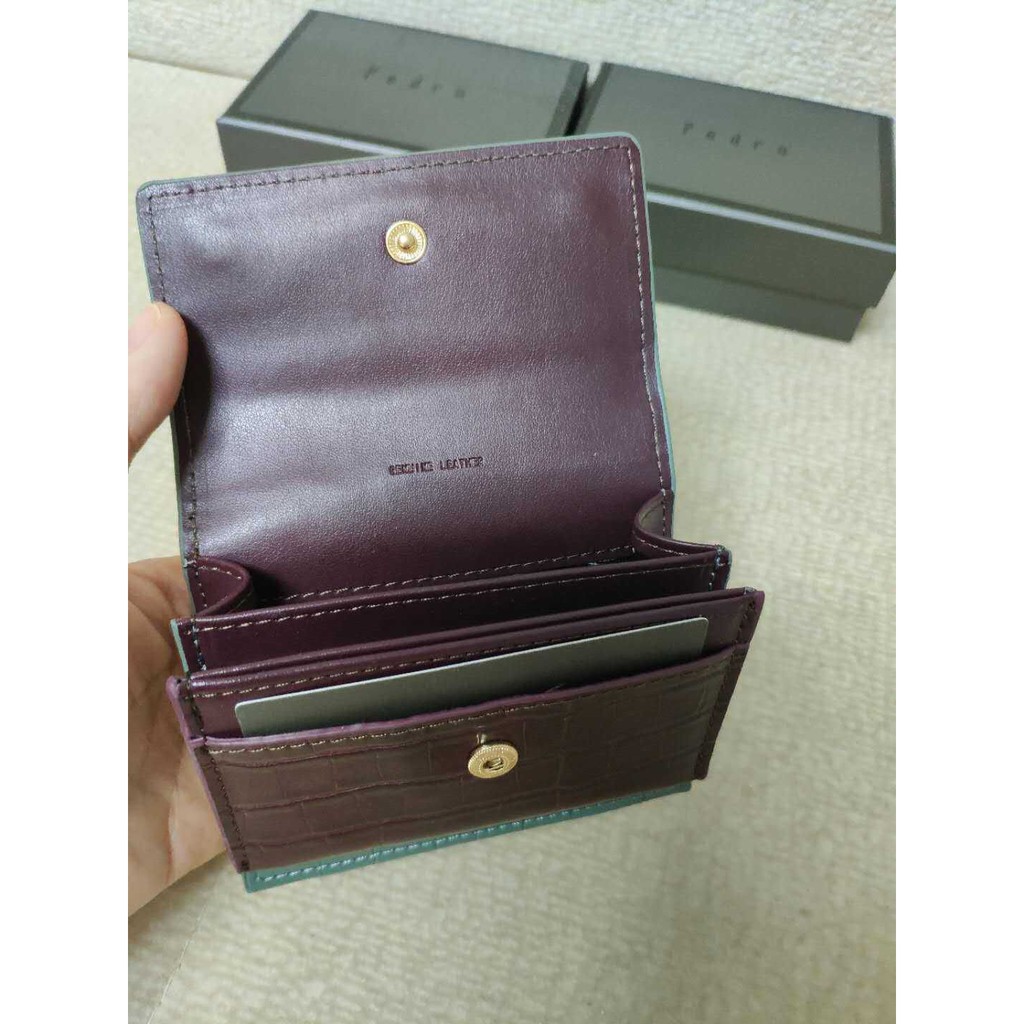 [TANG&amp;YENNY] PRODUK TERBARU !! DOMPET WANITA PEDRO CROCO WHIT FREE BOX / MINI WALLET FASHION IMPORT #11159