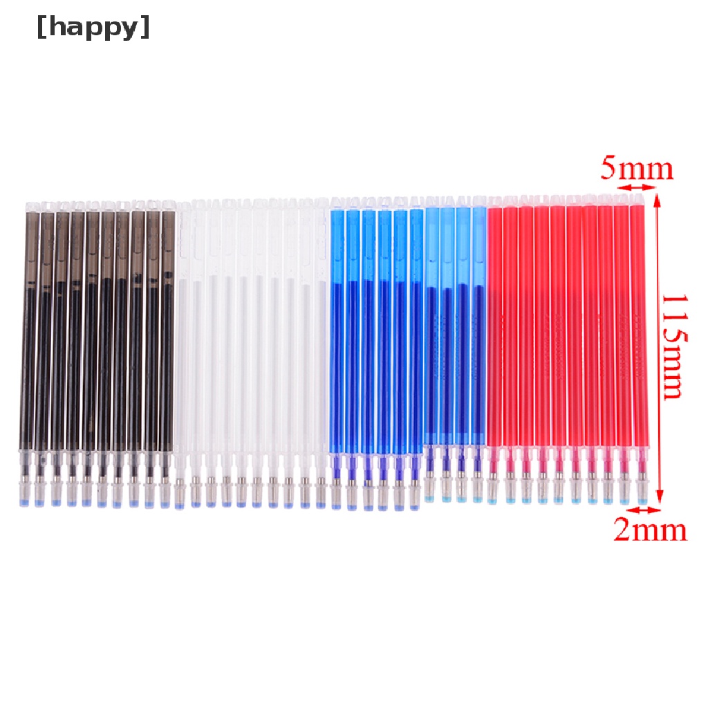 Ha 10pcs Pulpen Penanda Kainkulit Tahan Suhu Tinggi