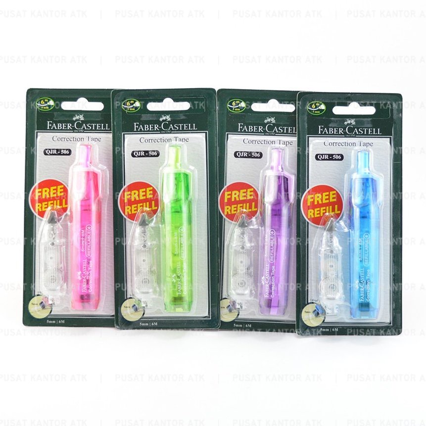 

Correction Tape Faber Castell QJR506 (Bonus Refill) Grosir Murah