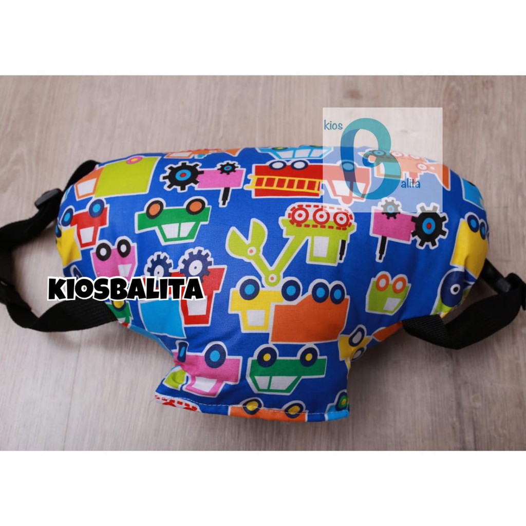 BANTAL SETIR MOTOR/BANTAL STANG BONCENGAN MOTOR KARAKTER ELMO