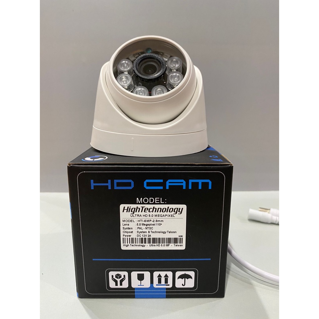 Kamera CCTV Indoor 5MP High Technology HTI-5MP 2560x1920P Bonus 2 BNC