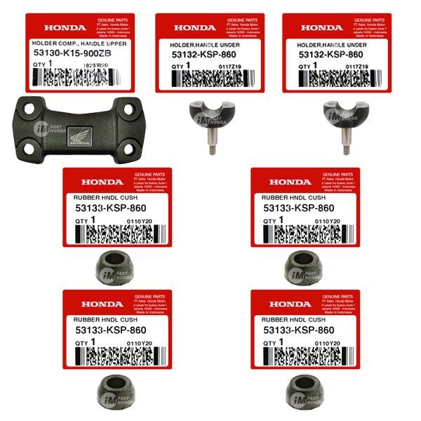 Paket Raiser Dudukan Stang Kanan Kiri Set Karet 4 Pcs CB 150 R Old Megapro Monoshock CB150 Verza