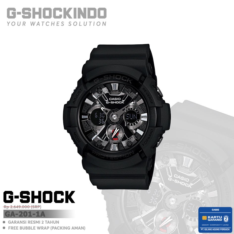 Casio G-Shock GA-201-1A / GA-201-1ADR Original