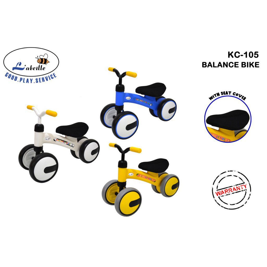 Labeille Balance Bike Mainan Ride On Sepeda Keseimbangan Anak KC 105