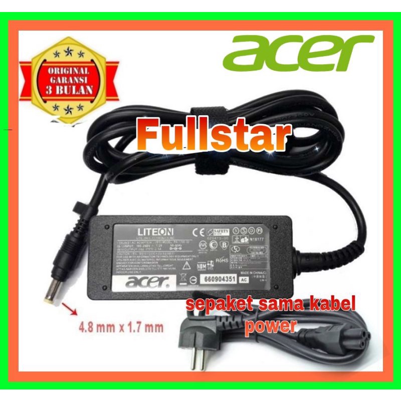 Adaptor Charger  Laptop Acer Aspire Z476 19V 2.1A 4.8X1.7 AC17